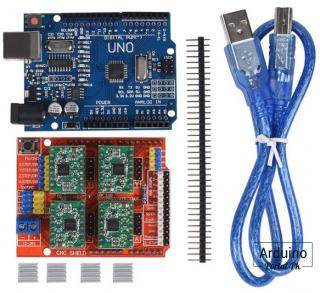 Arduino UNO + СNC shield v3 + A4988