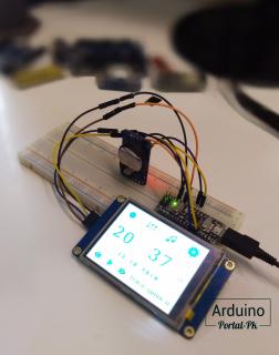 Часы на Arduino и дисплее Nexion.