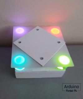 Светильник со стеклянными шарами своими руками на Arduino (DigiSpark)