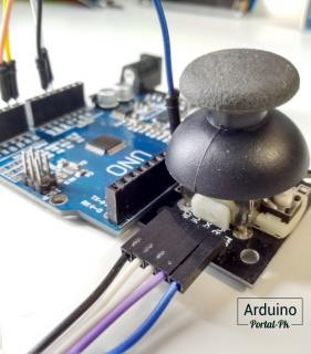 Двухосевой джойстик KY-023 для Arduino.