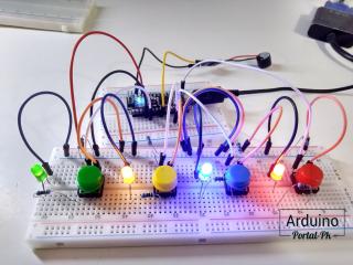 Схема самодельной игры на Arduino