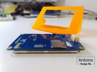 Печать корпуса для часов на Arduino и дисплее Nextion.