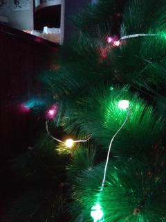 Новогодняя елка со звездой с управлением с телефона.