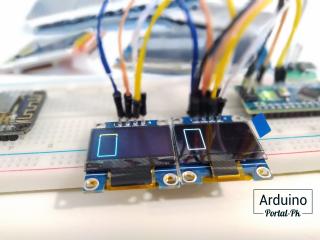0,96-дюймовый дисплей с разрешением 128 * 64 в  Arduino Проектах
