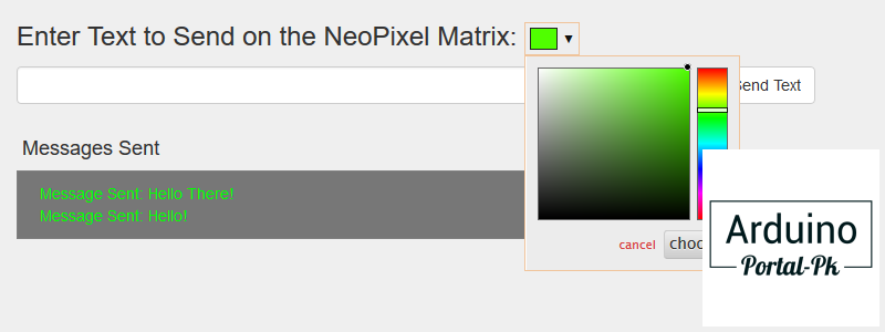 NeoPixel NeoMatrix - Text Scroller