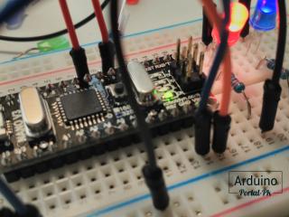 Arduino NANO  на бредборде