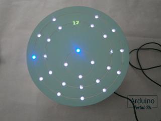 настенные светодиодные часы на arduino