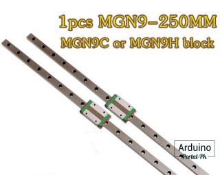  9 мм линейные направляющие MGN9
