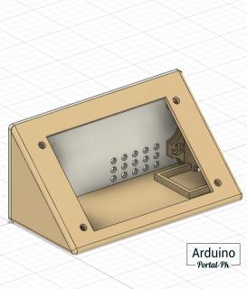 3D Модель корпуса для часов на Arduino и Nextion.