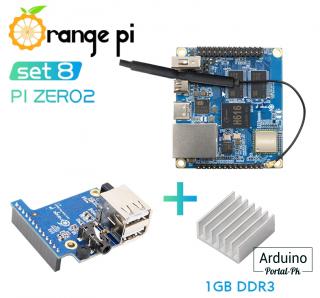 Pi Zero 2 1GB + плата расширения