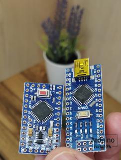 Сравнение Arduino NANO и Arduino Pro Mini.
