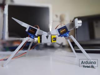 Робот жук на Arduino и servo приводах