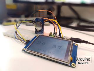 Часы на Arduino и дисплее Nexion