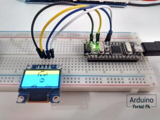 Arduino SSD1306 ЖК дисплей 128 * 64  вывод изображений на экран