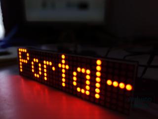 MAX7219  LED матрица 8x32 Arduino