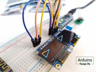 0,96-дюймовый ЖК дисплей с разрешением 128 * 64 в  Arduino Проектах