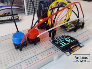 Бюджетные часы на Arduino и ssd1306.