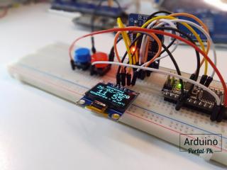 Бюджетные часы на Arduino и дисплей ssd1306.