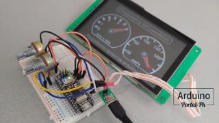 Arduino и DWIN: создание спидометра за несколько минут