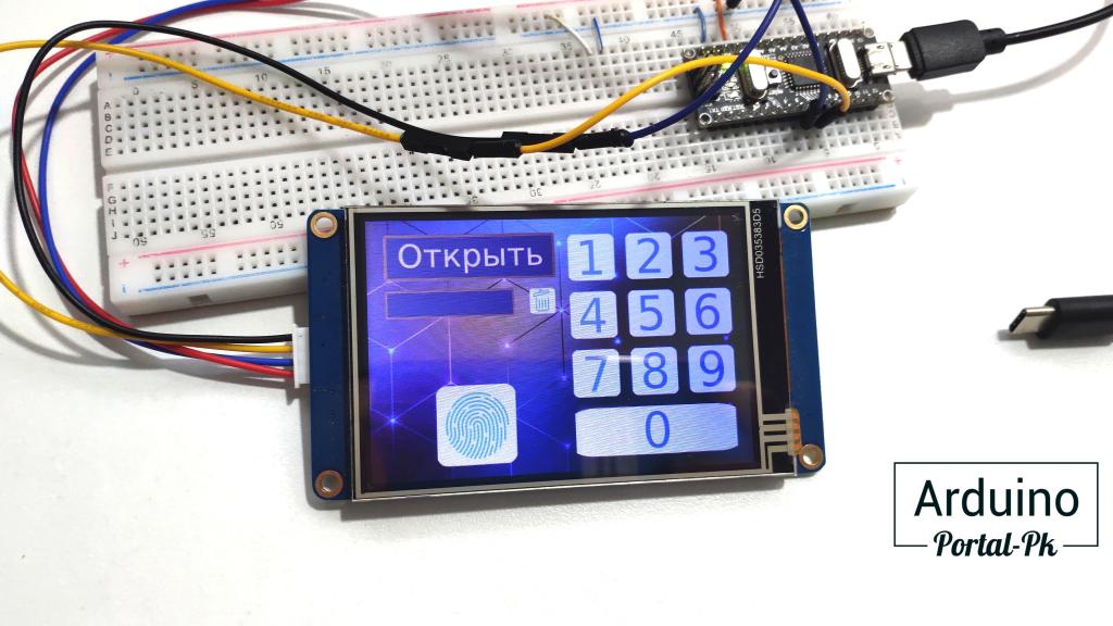 Одним из самых распространённых сенсорных дисплеев для Arduino проектов является Nextion. 