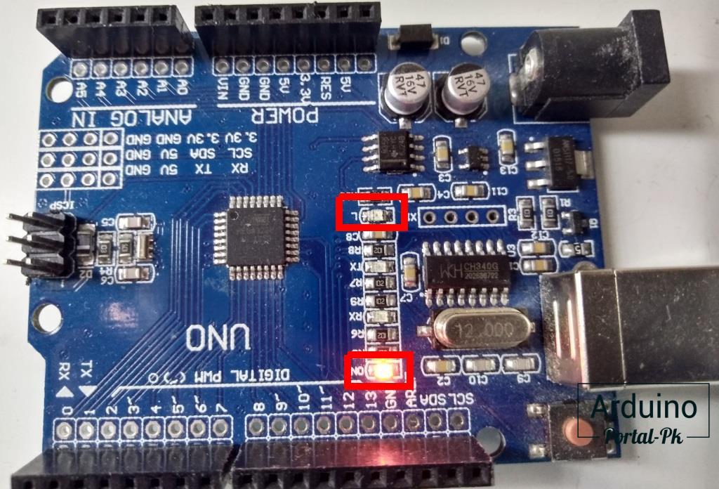 Такие индикаторы, например, имеются на Arduino Uno для информирования пользователя о состоянии системы.